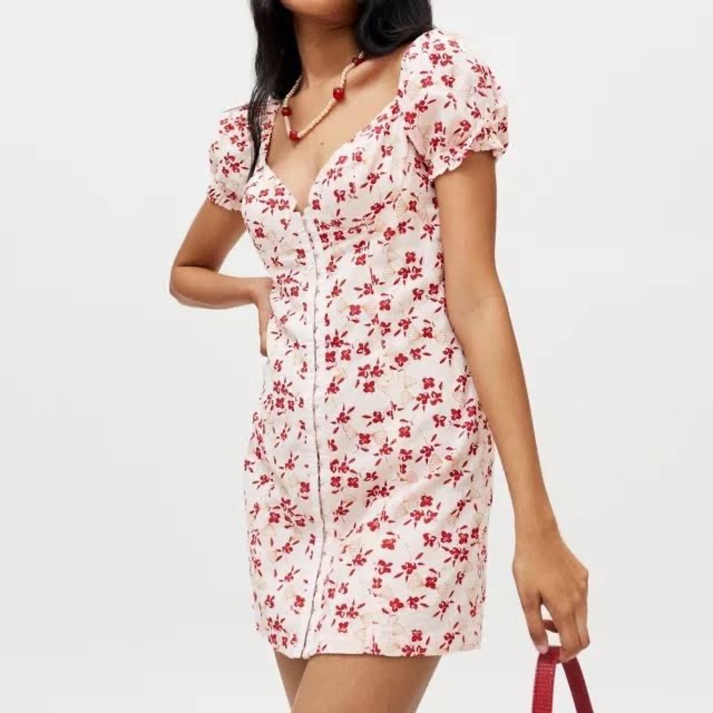 NWT Urban Outfitters Pink Floral Dress